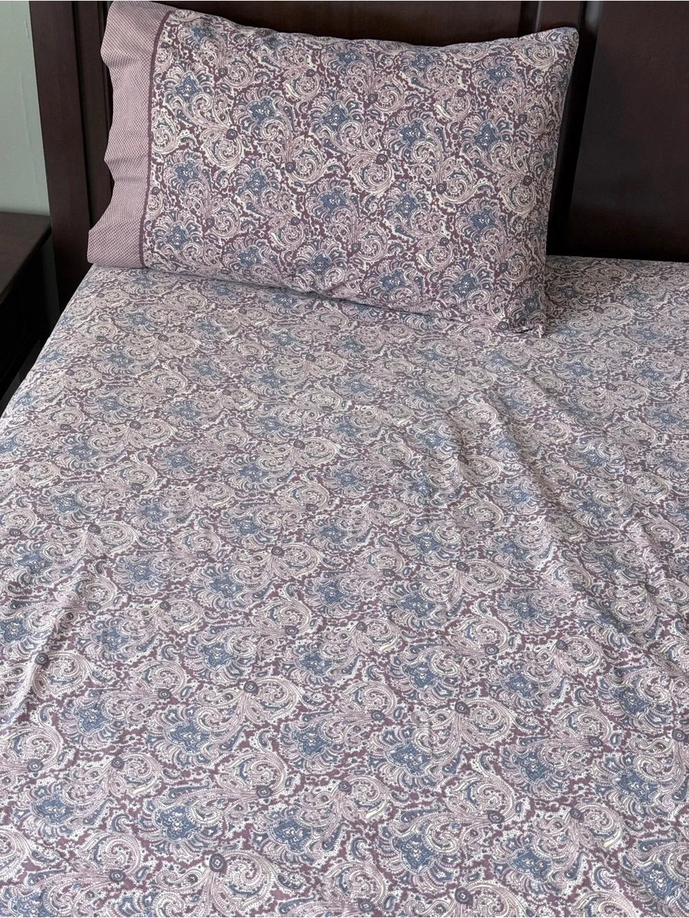 Westpoint Stevens Paisley Print Sheet Set Queen Size
